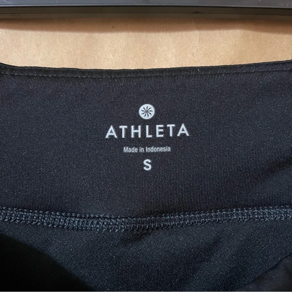 Athleta | Ready Set Go Running Shorts Athletic Lined Jigsaw Stripe Size S